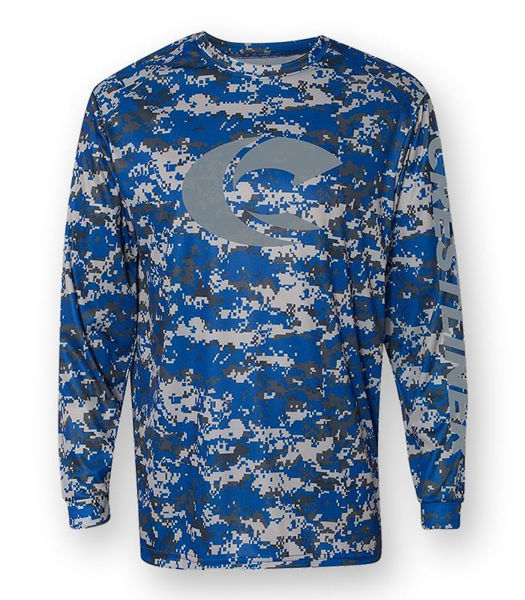 Picture of 4184 - Digital Camo Long Sleeve T-Shirt